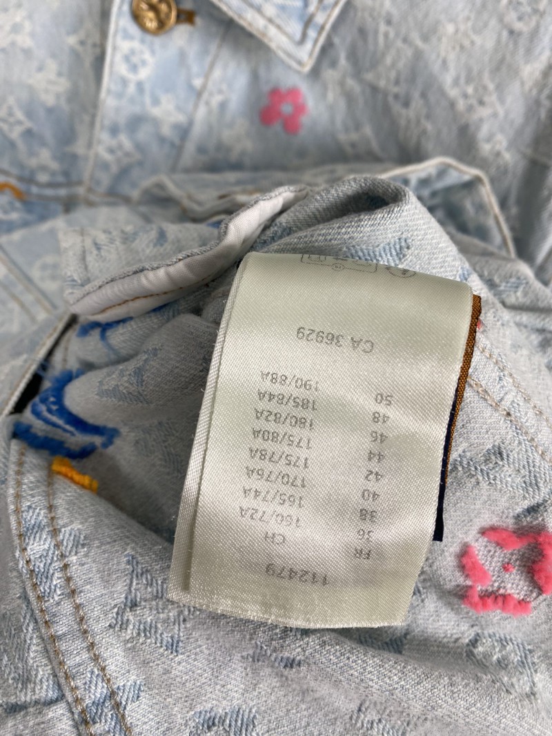 LV co-branded embroidered denim jacket 8