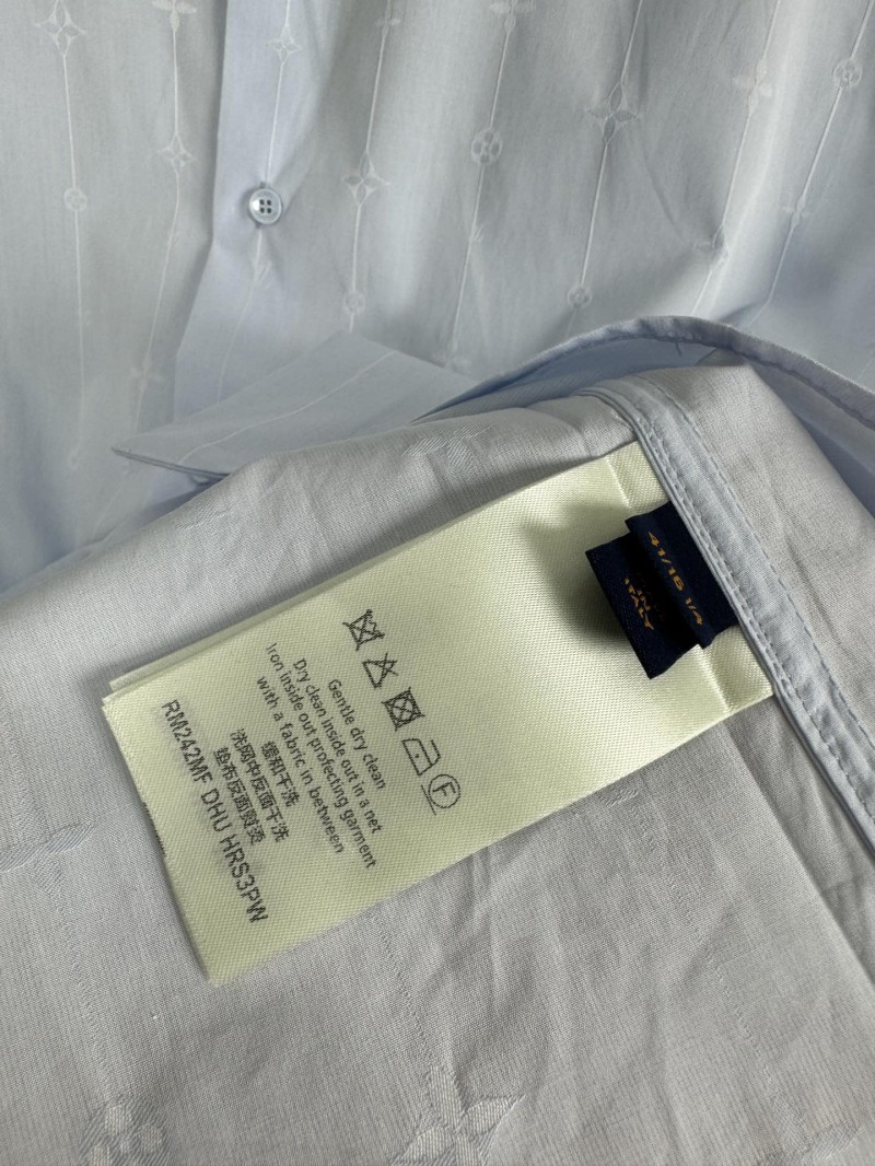 LV jacquard knit lapel short sleeve shirt 8