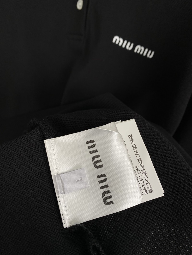 MIUMIU Embroidered Polo Shirt 1 8