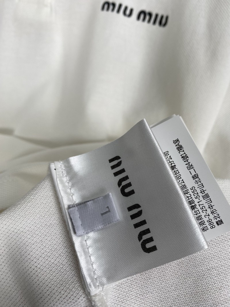 MIUMIU Embroidered Polo Shirt 3 8
