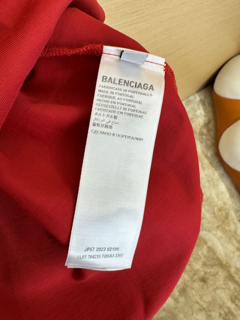Balenciaga Fuzzy Print Short Sleeve T-Shirt 1 8