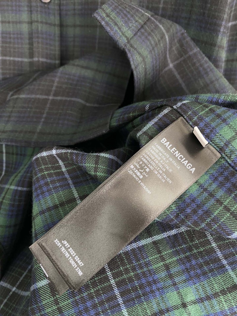 Balenciaga Japan Only Phantom Plaid Shirt 8