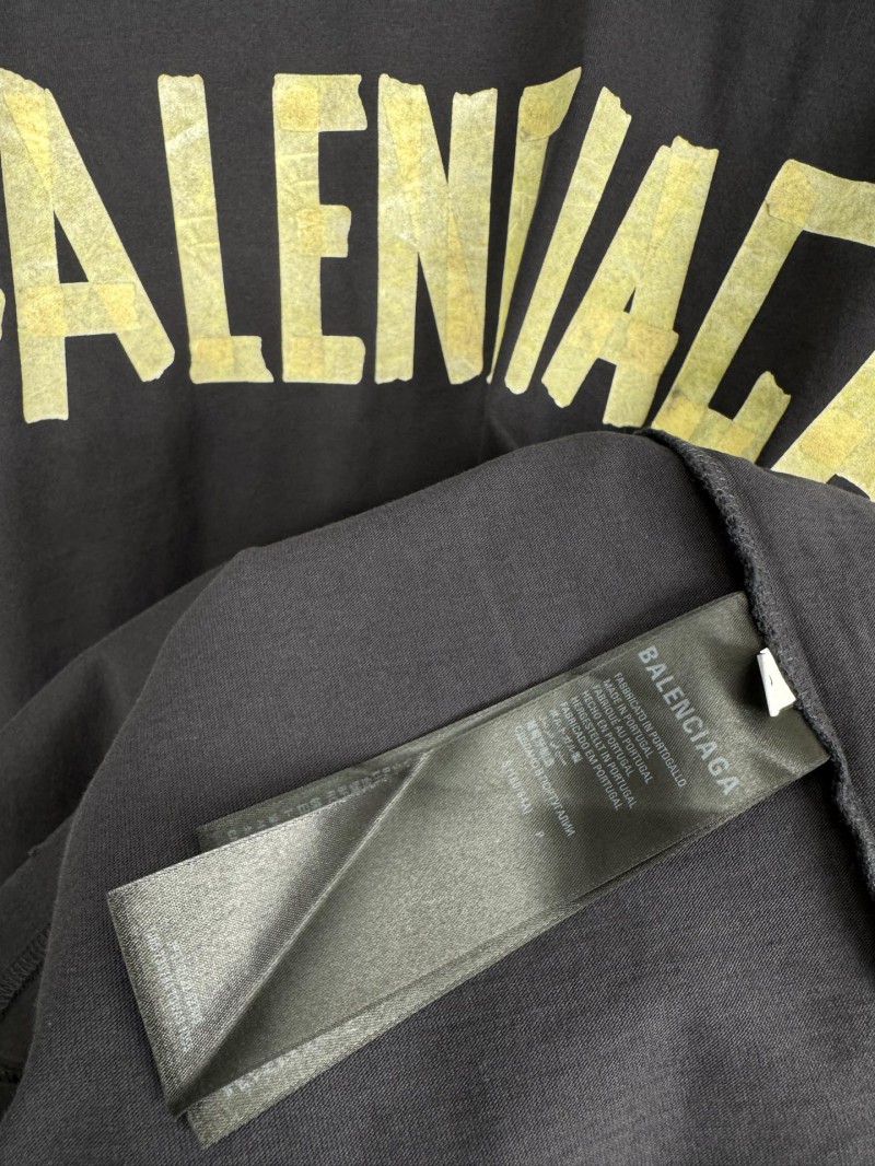 Balenciaga Tape Print Short Sleeve T-Shirt 2 8
