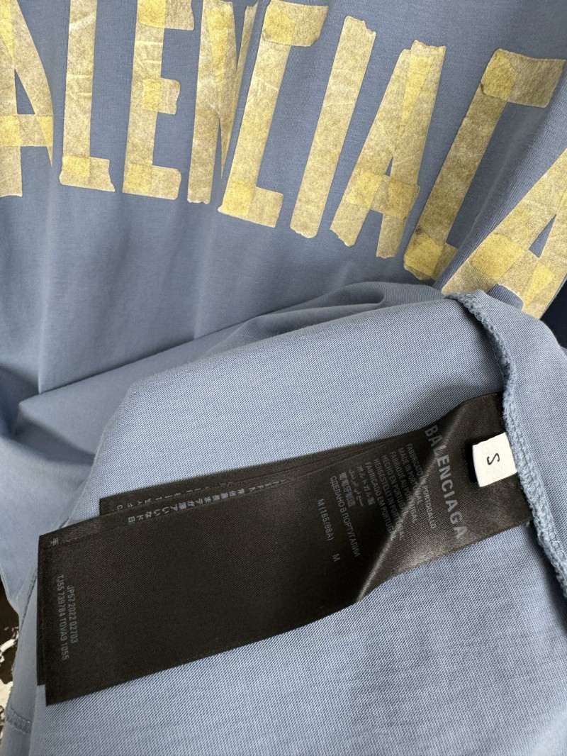 Balenciaga Tape Print Short Sleeve T-Shirt 3 8