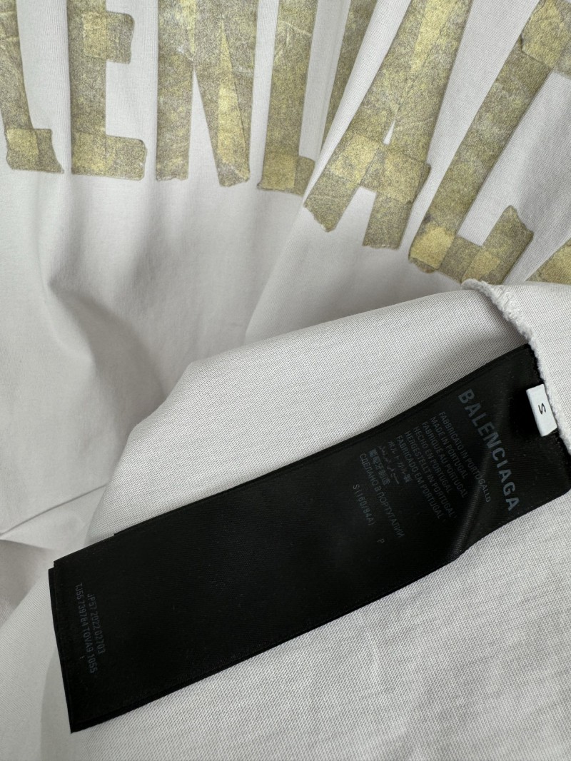 Balenciaga Tape Print Short Sleeve T-Shirt 4 8