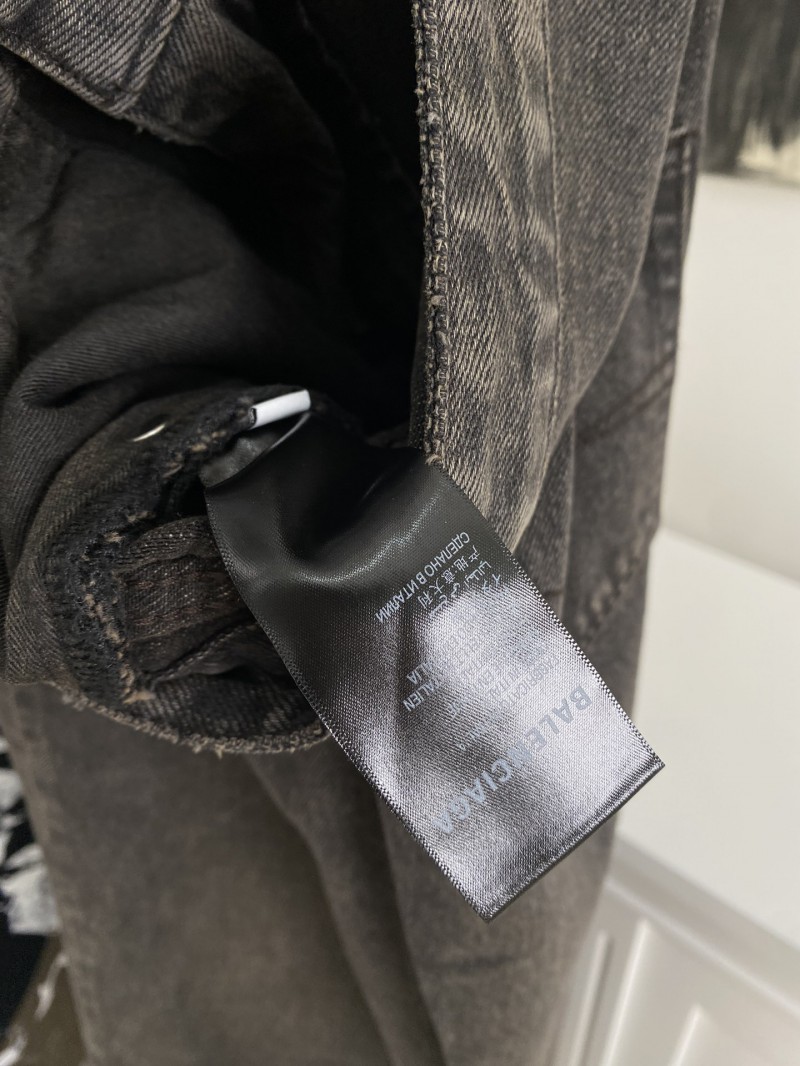 Balenciaga washed denim pants 8