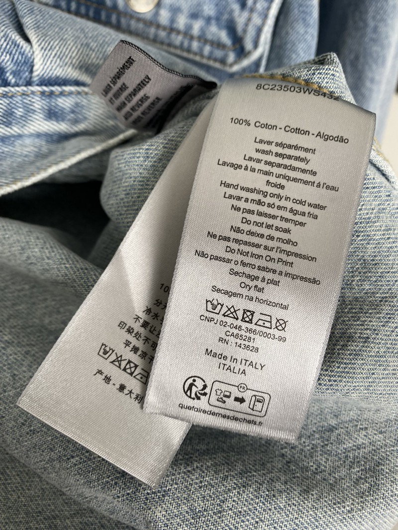 DIOR denim jacket in twill fabric 8