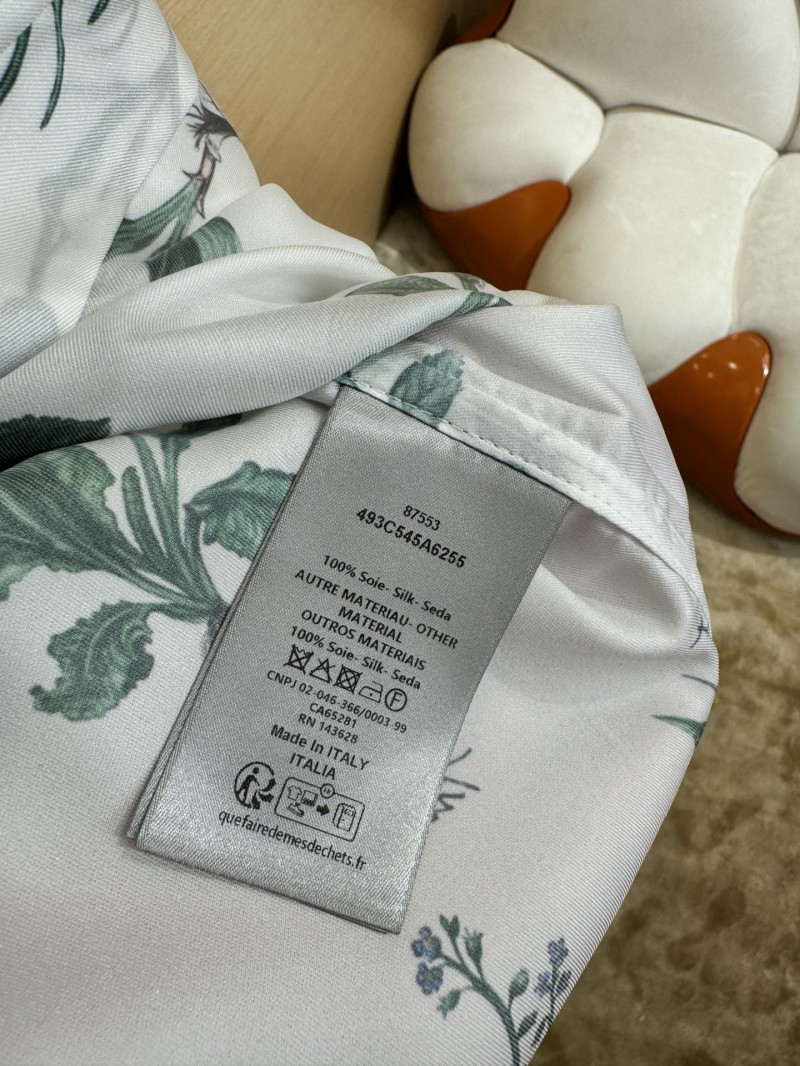 Dior Floral Lapel Short Sleeve Shirt 8