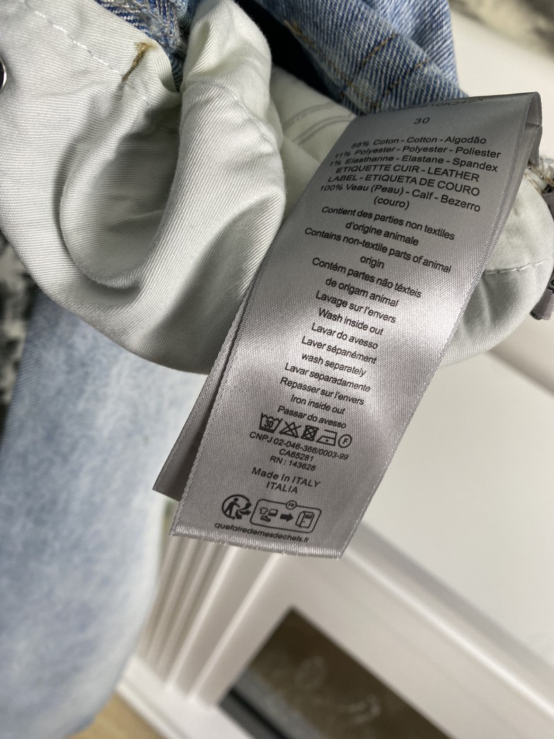 Dior denim longline in twill fabric 8