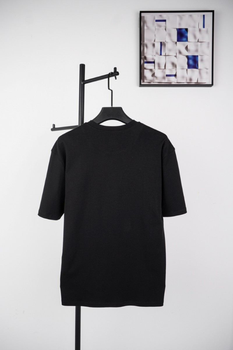 Prada Triangle Logo Short Sleeve Black 1
