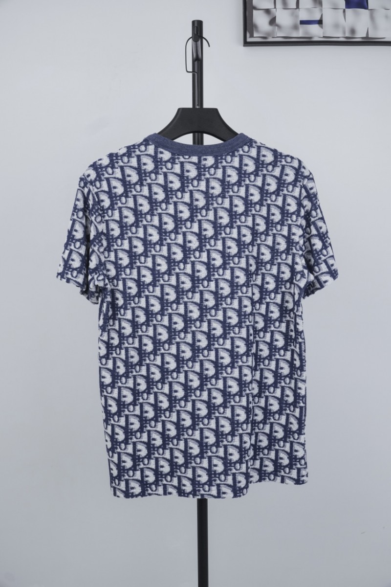 Dior All Over Monogrammed Towel Cotton Short Sleeve 2 1