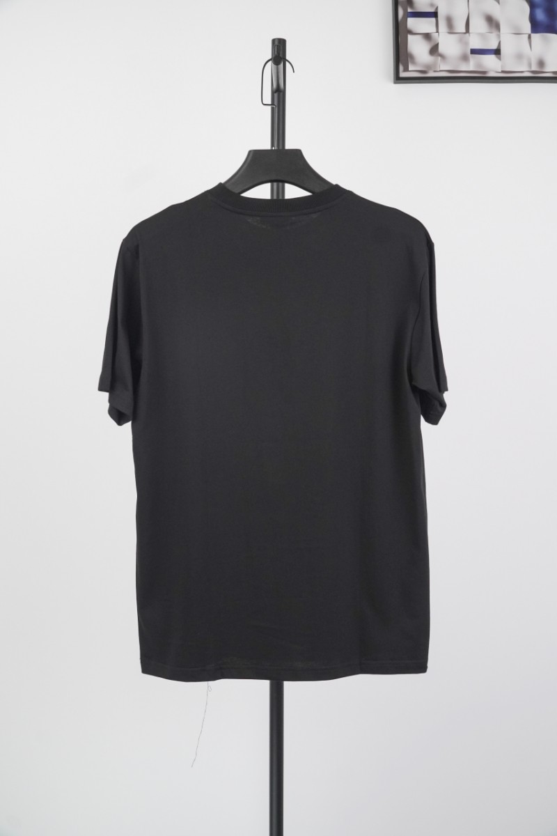 Dior Bee Embroidered Short Sleeve Black 1