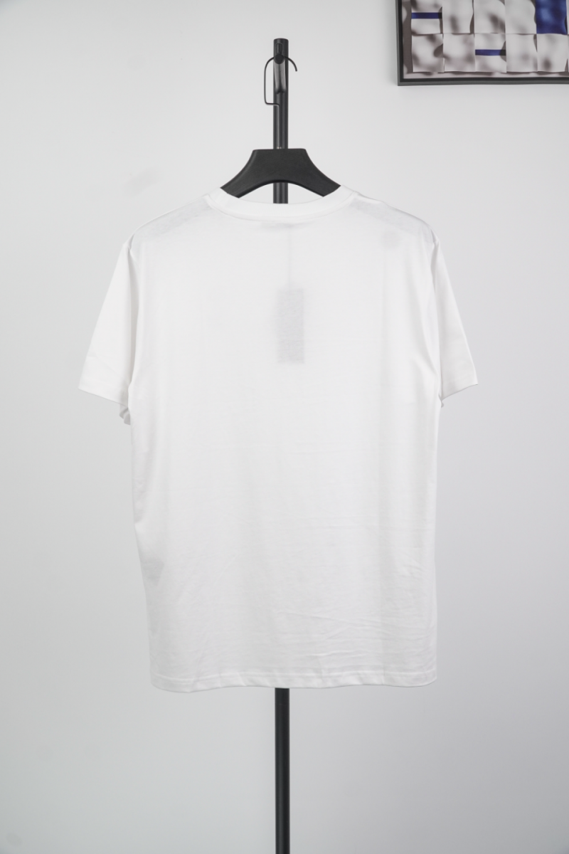 Dior Bee Embroidered Short Sleeve White 1