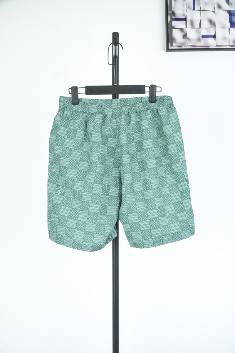 LV Checkered Shorts 1