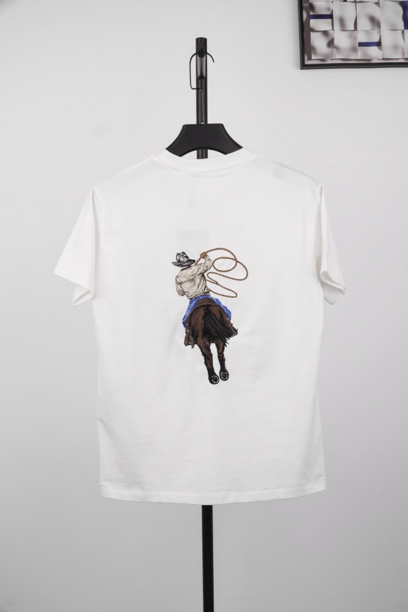LV Denim Lasso Embroidered Short Sleeve 1
