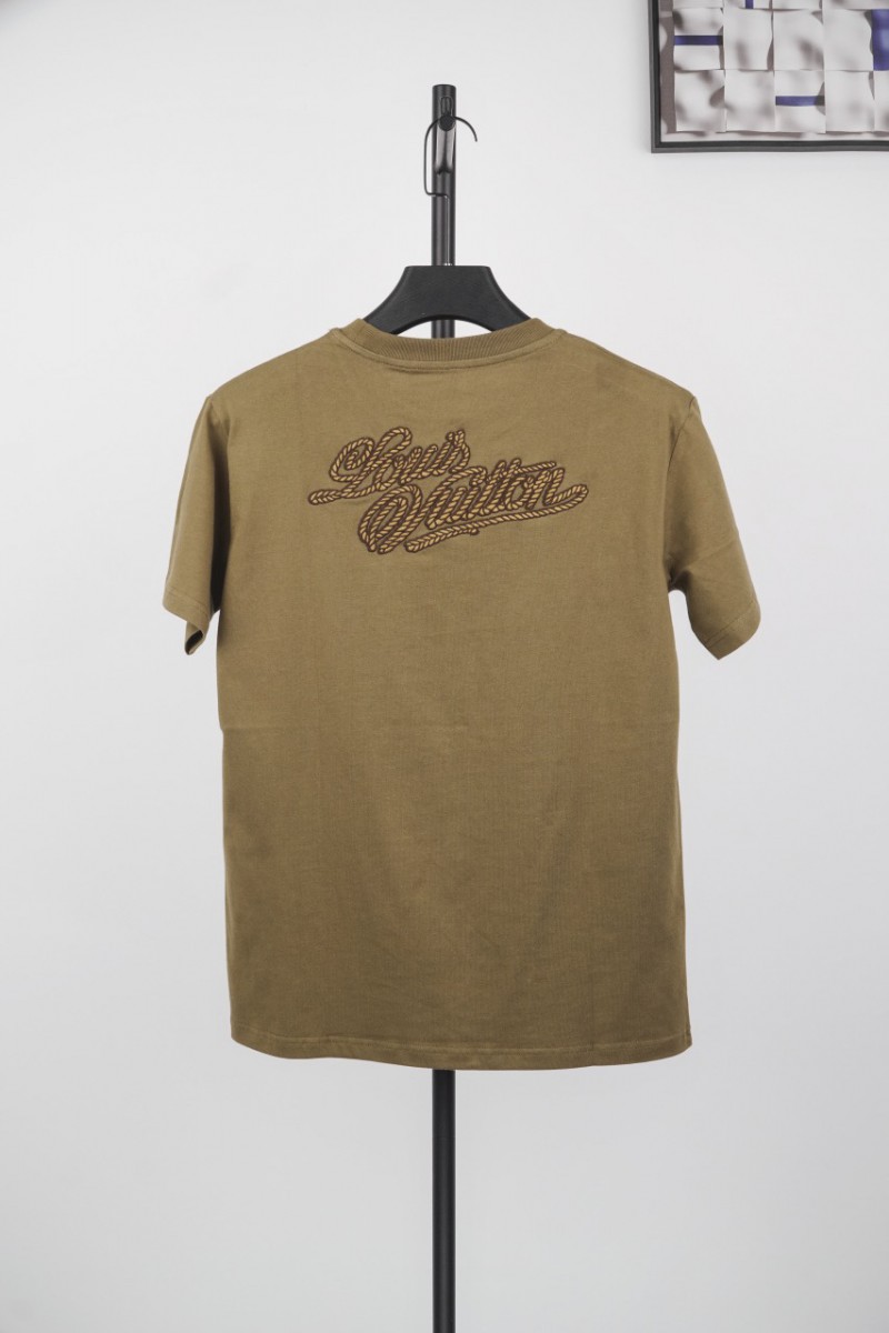 LV Rope Letter Embroidered Short Sleeve 1