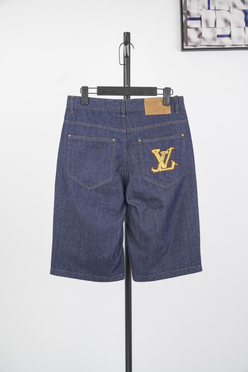 LV Rope Signature Monogram Embroidered Shorts 1