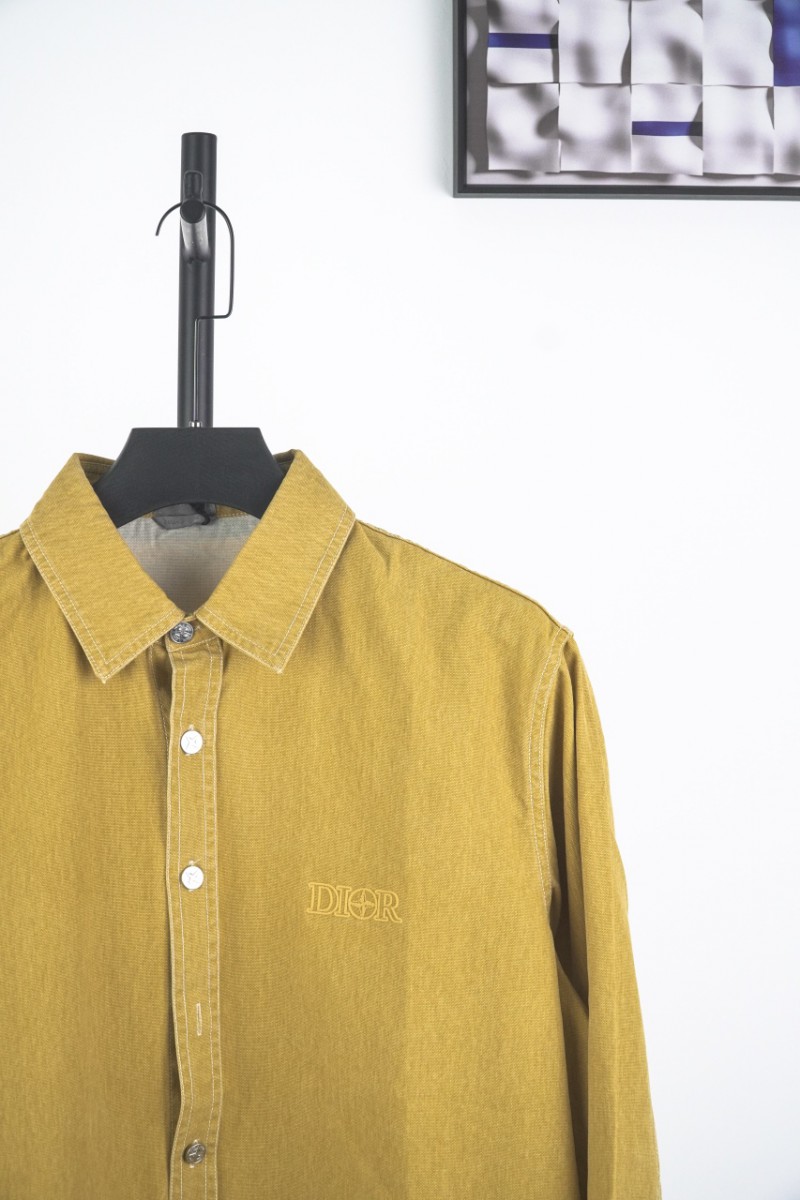 Dior Island Label Embroidered Long Sleeve Shirt 2 2