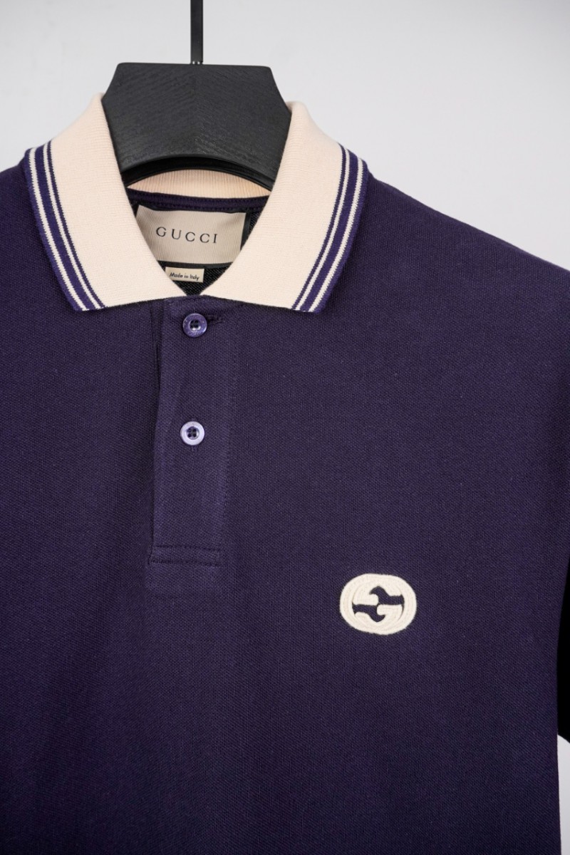 Gucci embroidered logo polo short sleeve 2