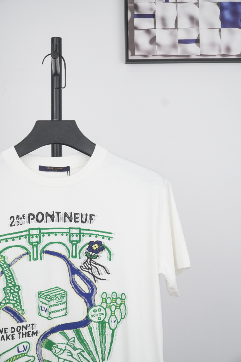 LV Multi-Element Branding Pattern Short Sleeve 2