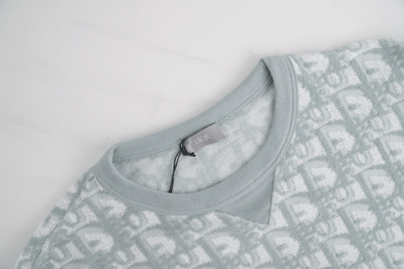 Dior All Over Monogrammed Towel Cotton Short Sleeve 1 3