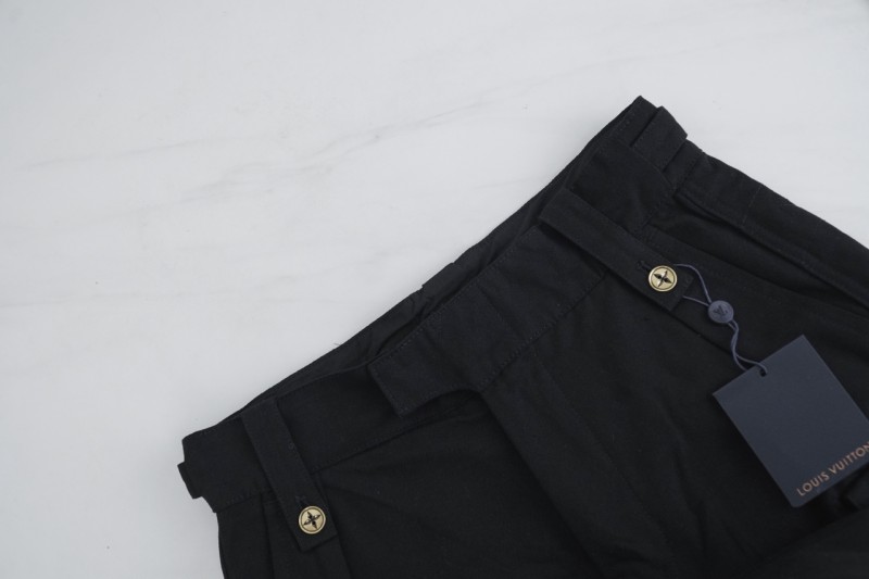 LV Metallic Label Multi-Pocket Shorts 3