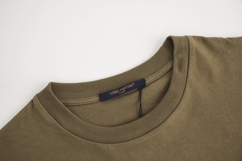 LV Rope Letter Embroidered Short Sleeve 3