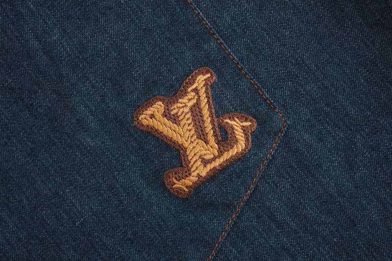 LV Rope Signature Monogram Embroidered Short Sleeve Shirt 4