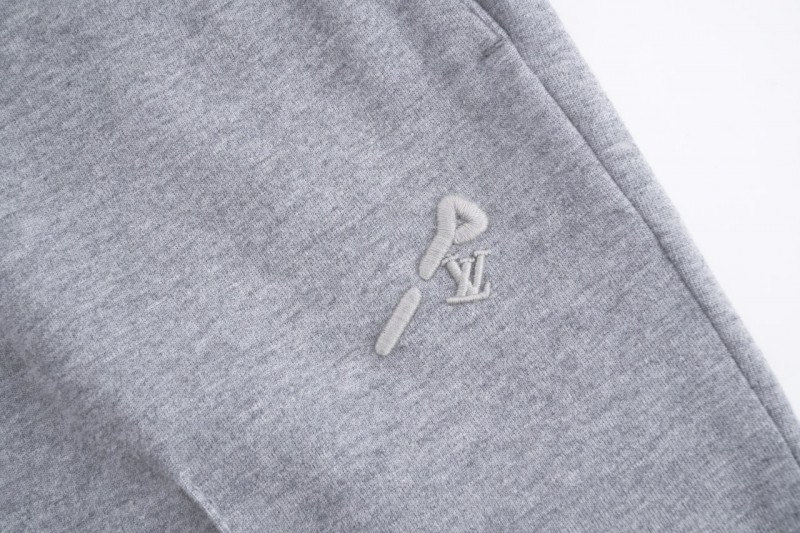 LV Floral Gray Trousers 5