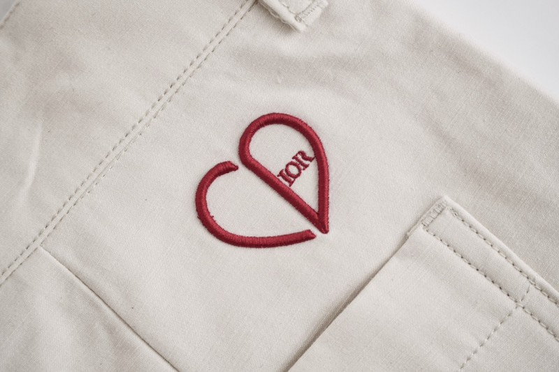 Dior CD Little Heart Embroidered Trousers 6
