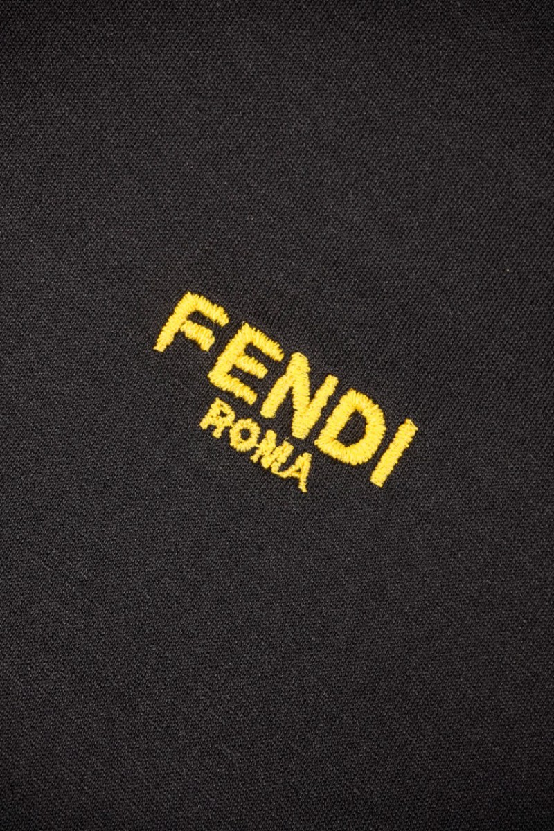 Fendi Short Sleeve (Embroidered) Black 6