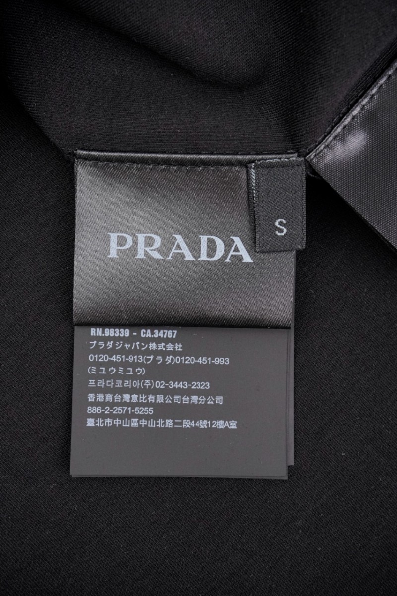 Prada Triangle Logo Short Sleeve Black 7