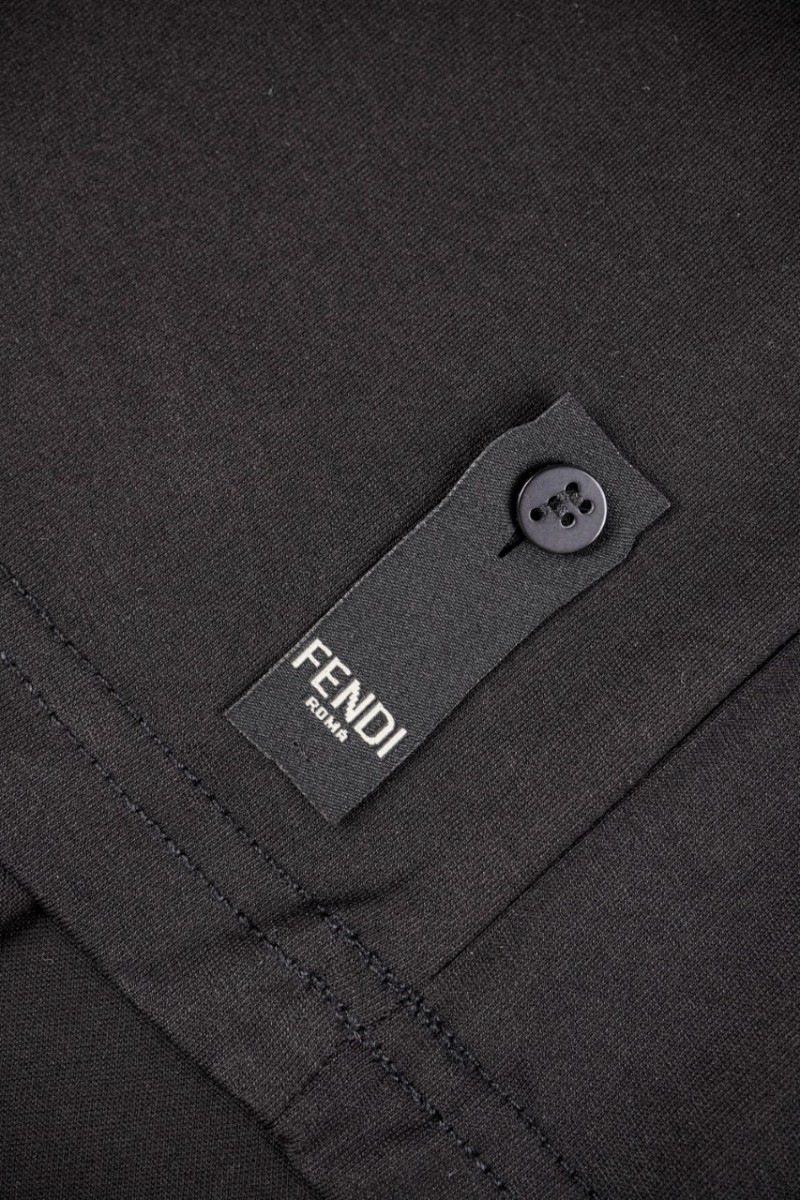 Fendi Short Sleeve (Embroidered) Black 7