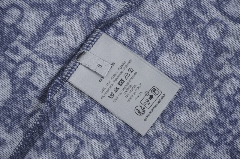 Dior All Over Monogrammed Towel Cotton Short Sleeve 2 8