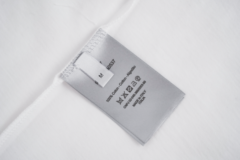 Dior Bee Embroidered Short Sleeve White 8