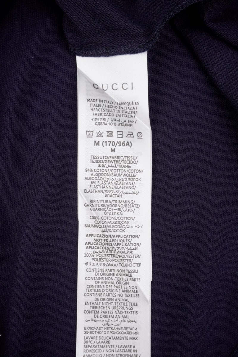 Gucci embroidered logo polo short sleeve 8
