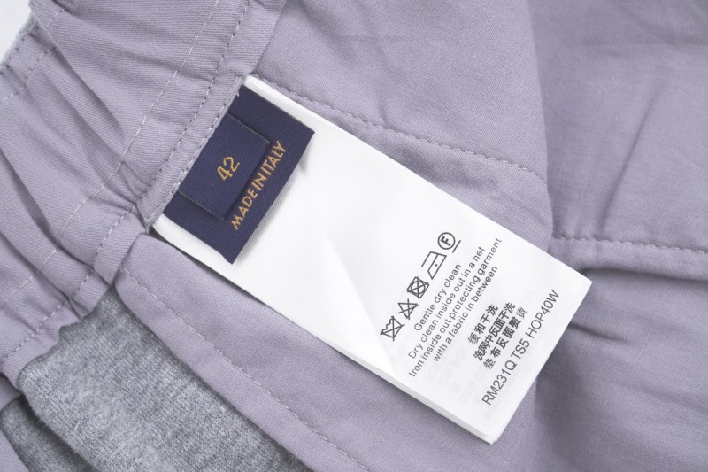 LV Floral Gray Trousers 8