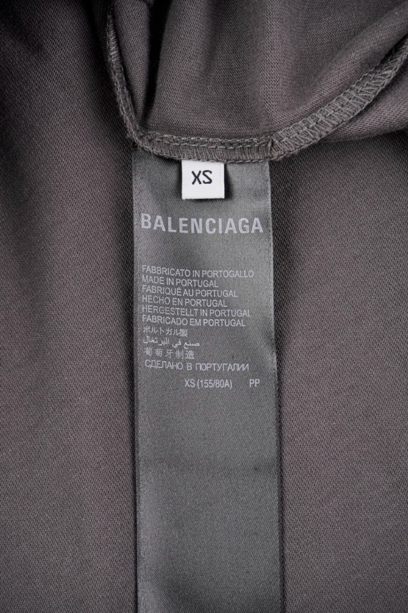 Balenciaga Washed Coke Short Sleeve Gray 8