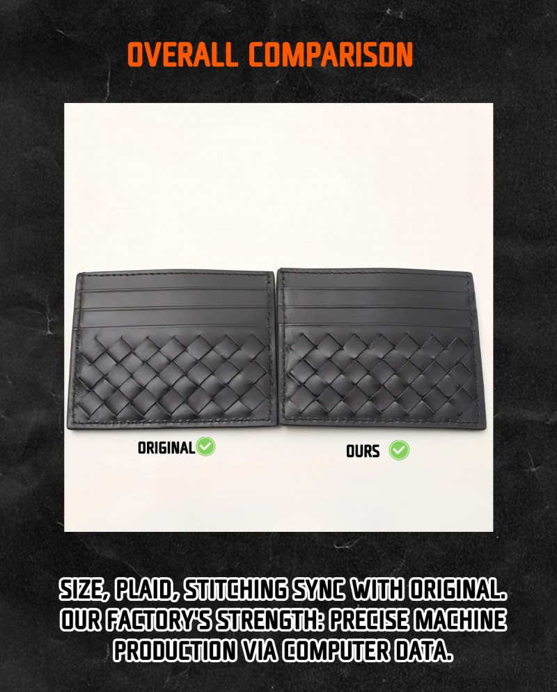 Bottega Veneta Woven Check Card Case 2
