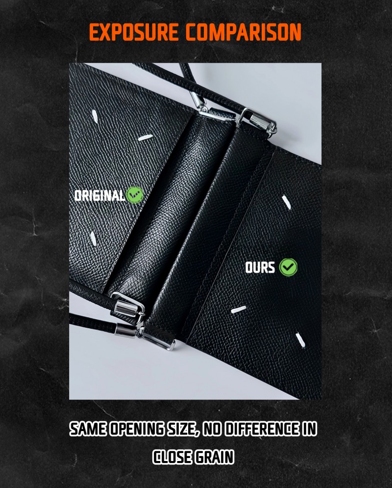 Maison Margiela Black Four Stitches Phone Bag 2