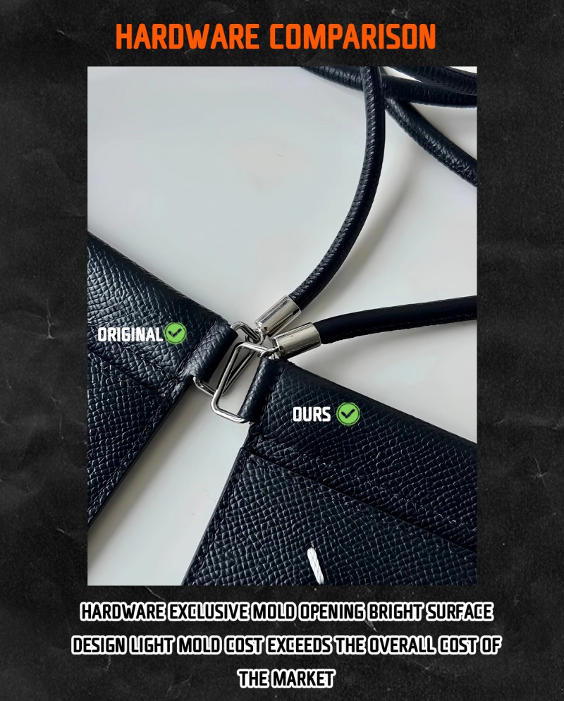Maison Margiela Black Four Stitches Phone Bag 3