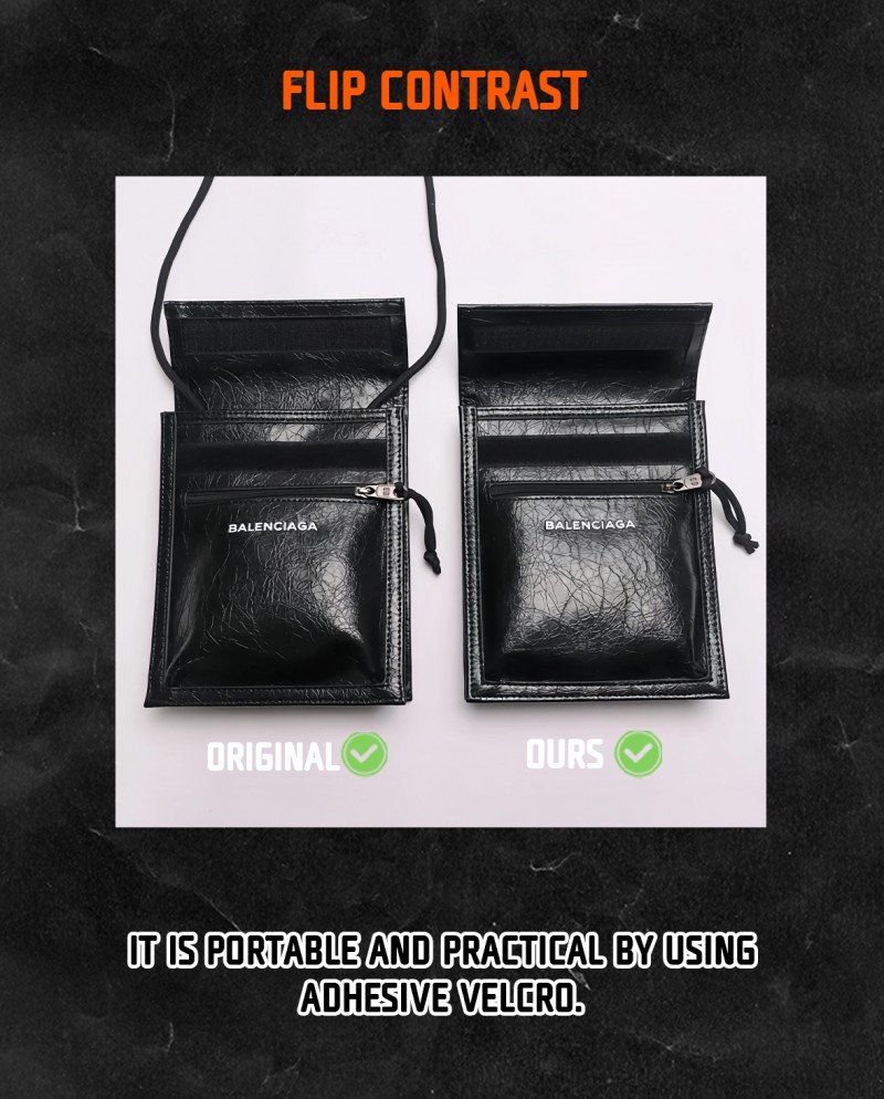 Balenciaga Explorer Arena leather strap pouch 4