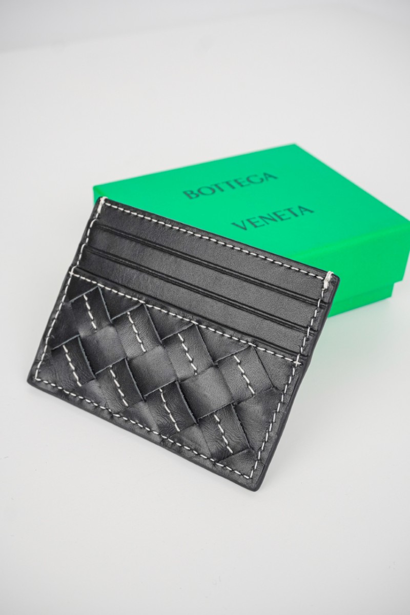 Bottega Veneta Woven Check Card Case 7