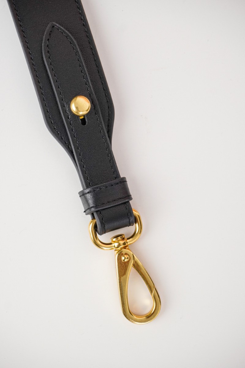 Miu Miu Black Logo Embossed Zip Tote Bag 17