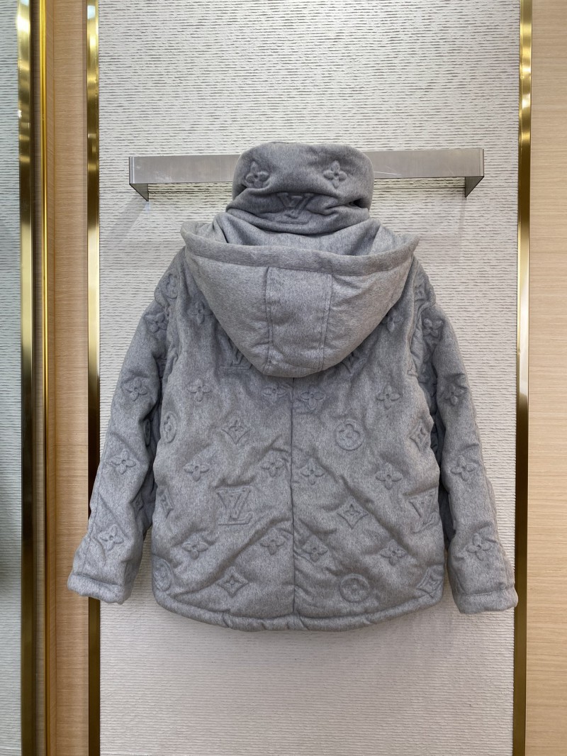 LV Steel Printed Old Flower Down Jacket 1