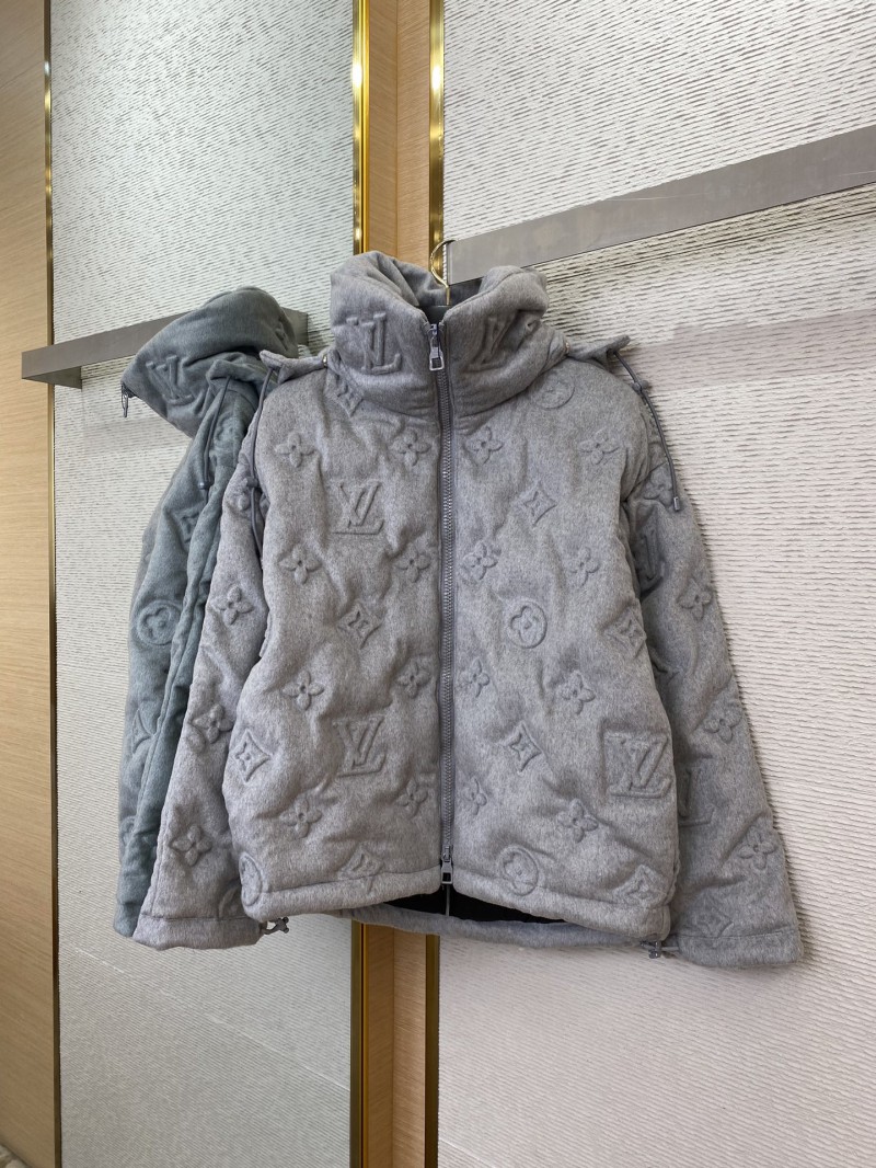 LV Steel Printed Old Flower Down Jacket 4
