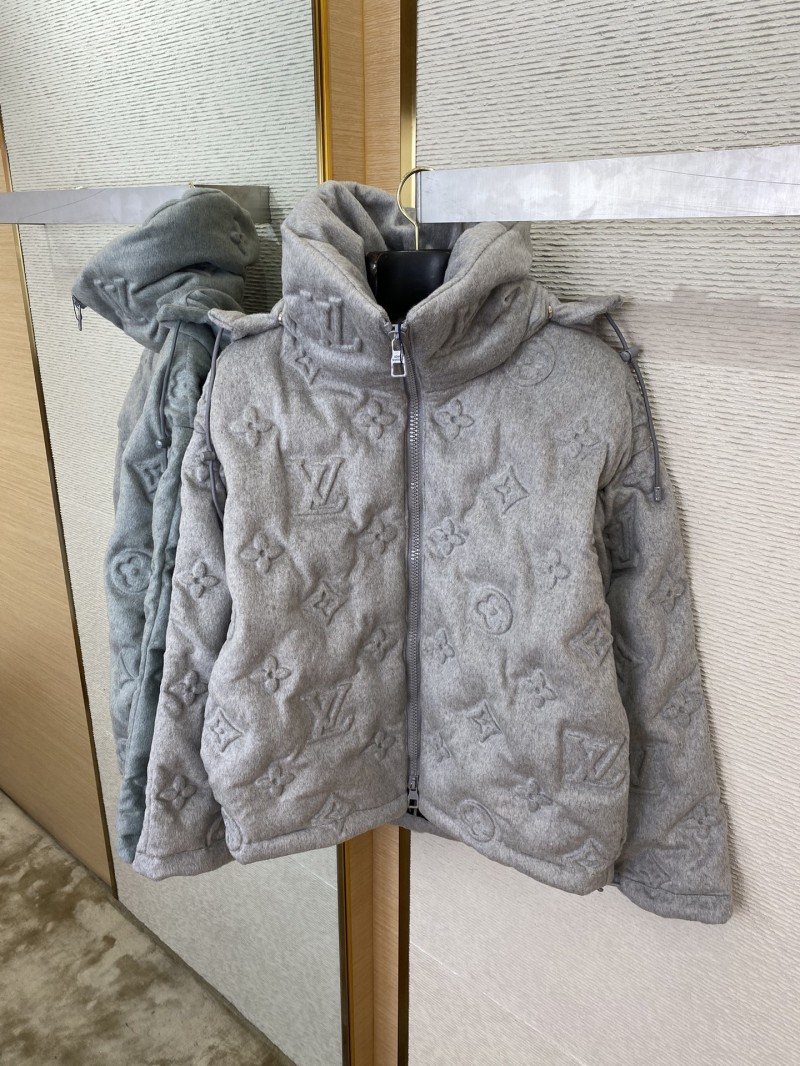 LV Steel Printed Old Flower Down Jacket 6