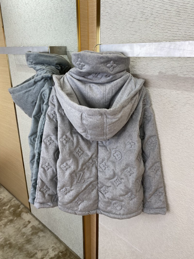 LV Steel Printed Old Flower Down Jacket 7