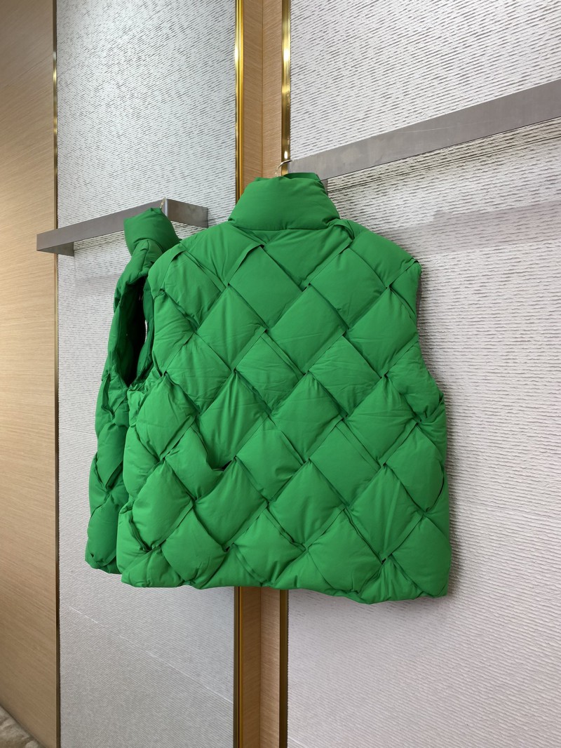 Bottega Veneta Braided Down Vest Green 5