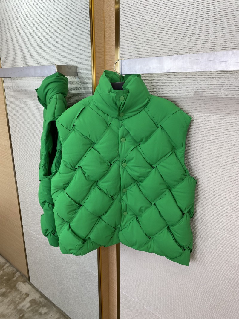 Bottega Veneta Braided Down Vest Green 6